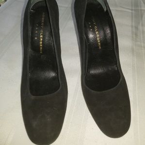 *PRE LOVED*Robert Clergerie  Black Suede Pumps